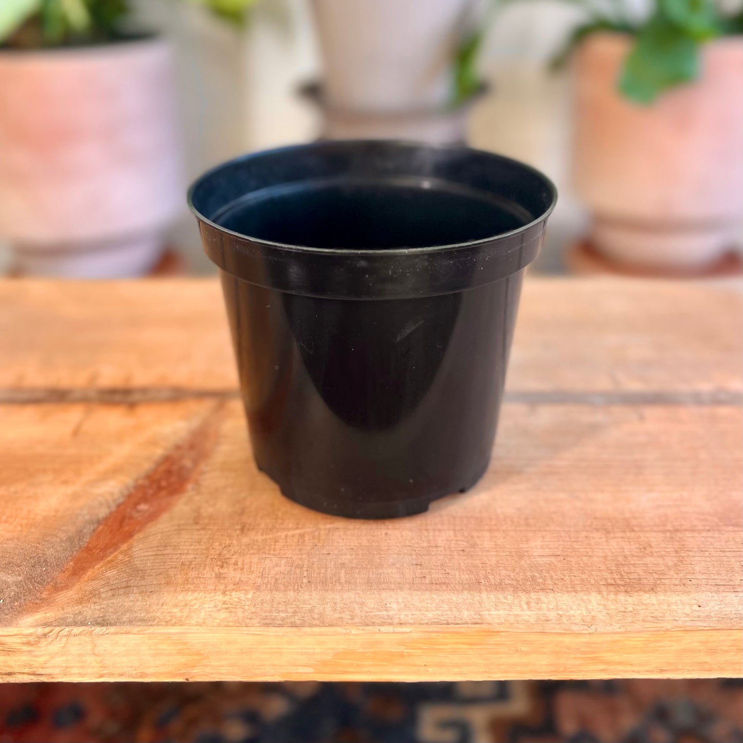 Growers Pot - Hard Black Plastic - 4.5" GER