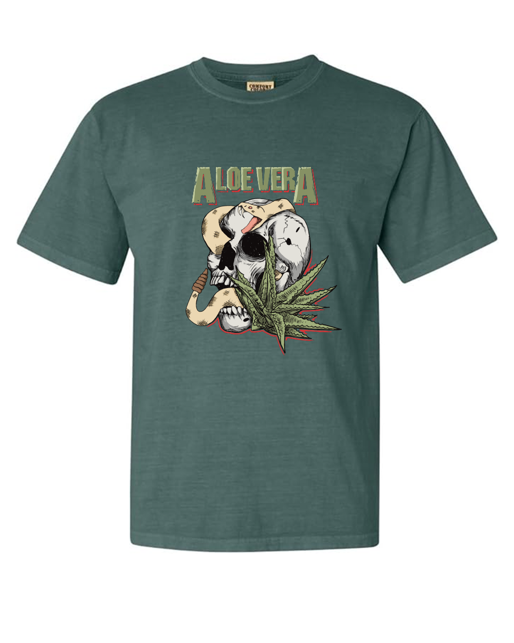 Aloe Vera Plant Themed Band T-Shirt