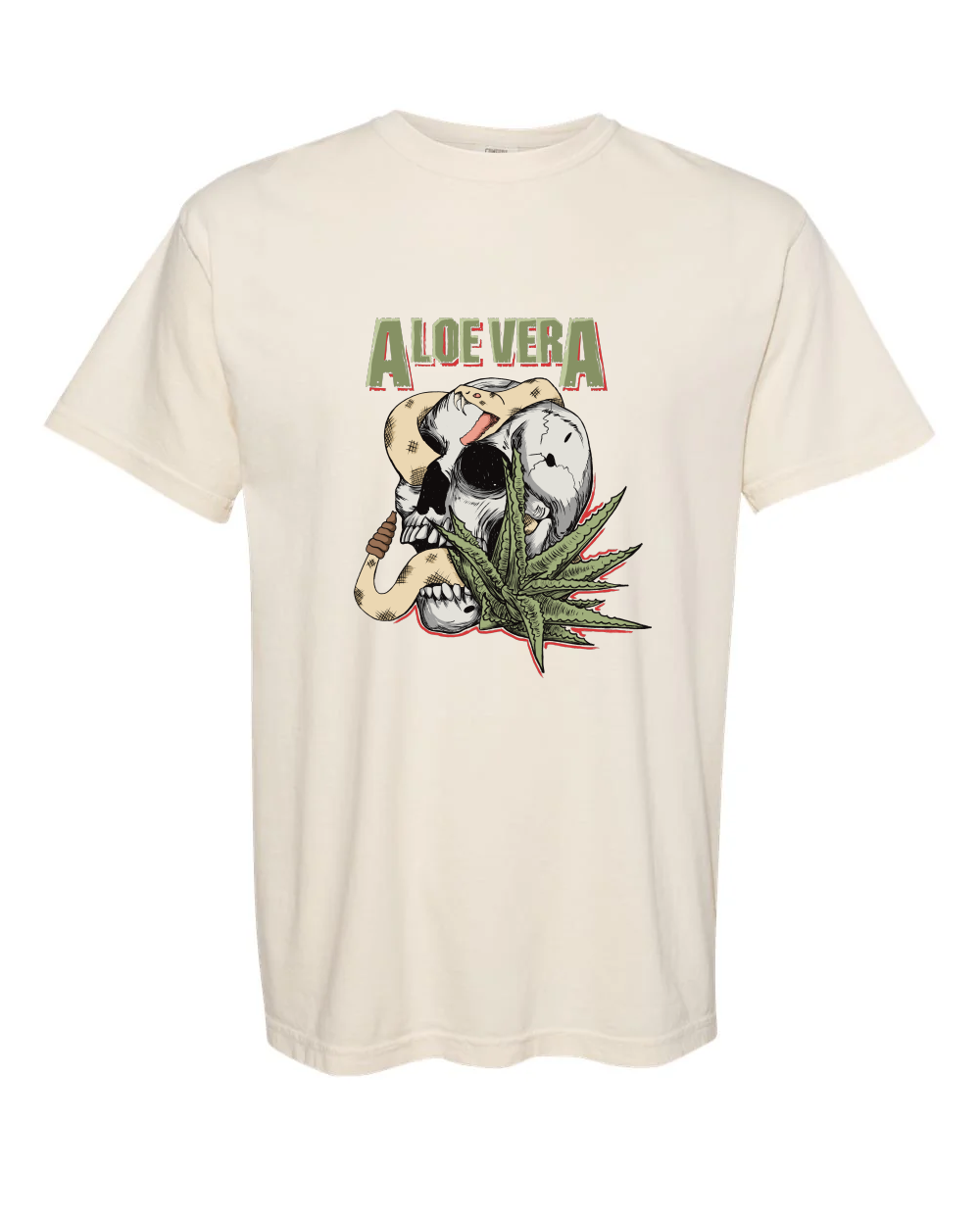 Aloe Vera Plant Themed Band T-Shirt