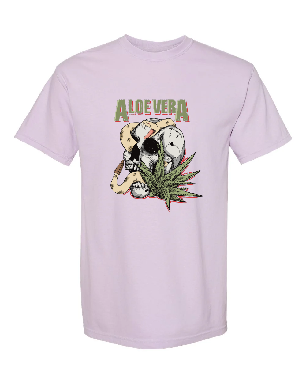 Aloe Vera Plant Themed Band T-Shirt