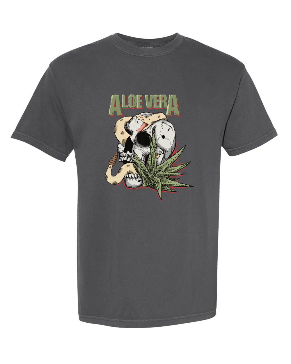 Aloe Vera Plant Themed Band T-Shirt