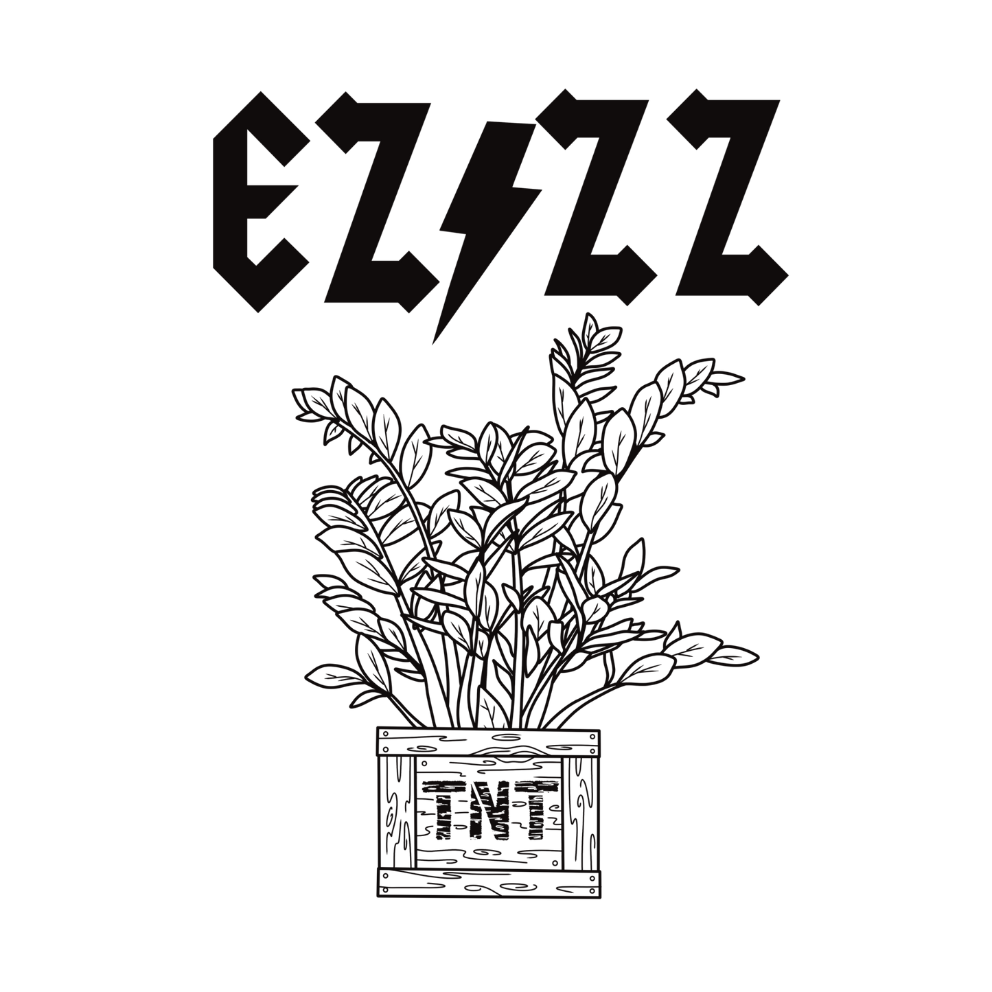 EZ/ZZ Plant Themed Band T-Shirt