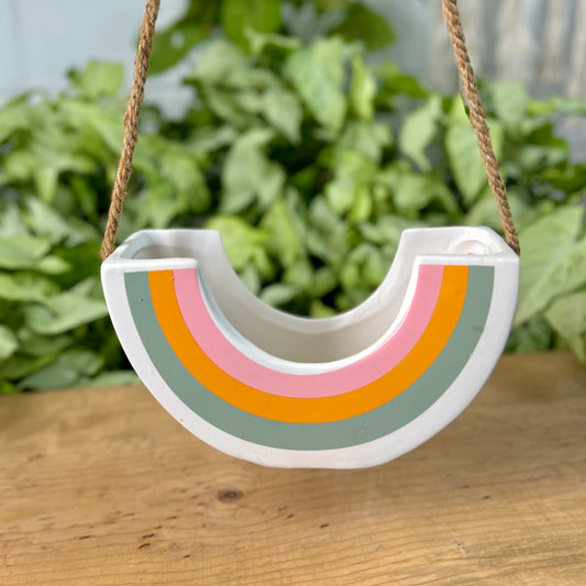 Rainbow Hanging Pot