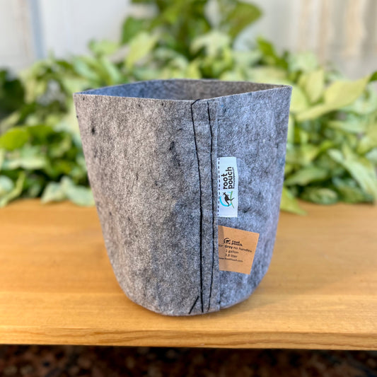 Root Pouch Fabric Blend Container