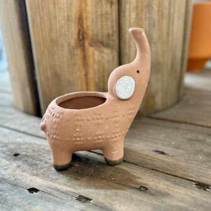 Mini Animal Planters Terracotta