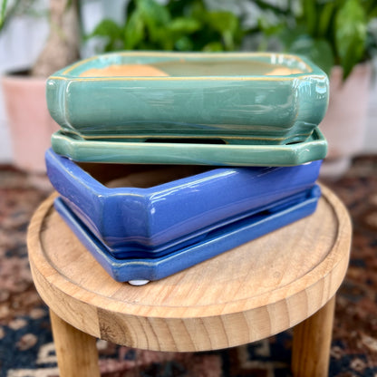 8"  Bonsai Planter w/ Saucer