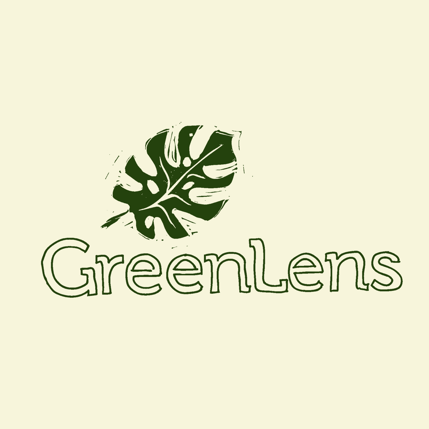 GreenLens Fine Line Monstera T-Shirt