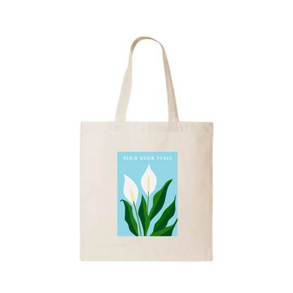 PlantPeople "Find Your Peace" Tote
