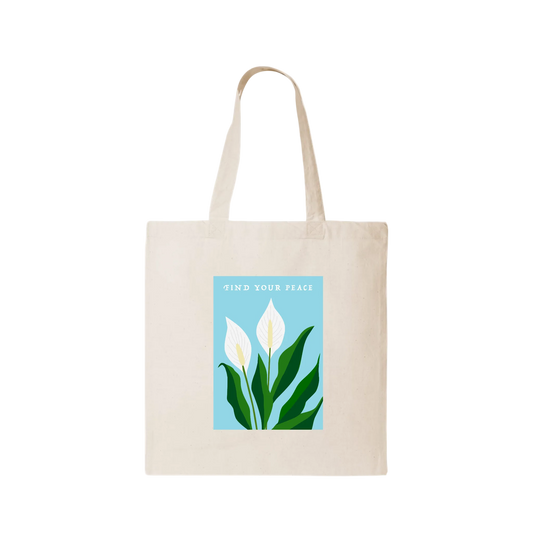 PlantPeople "Find Your Peace" Tote