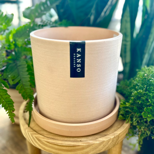 Kanso Signature Planter w/ saucer 7"