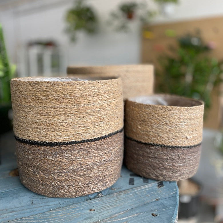 Natural Weave Plant Basket