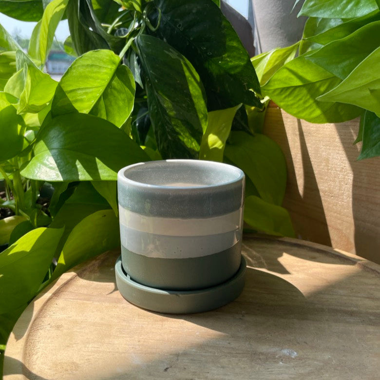 Greer Pot with Saucer
