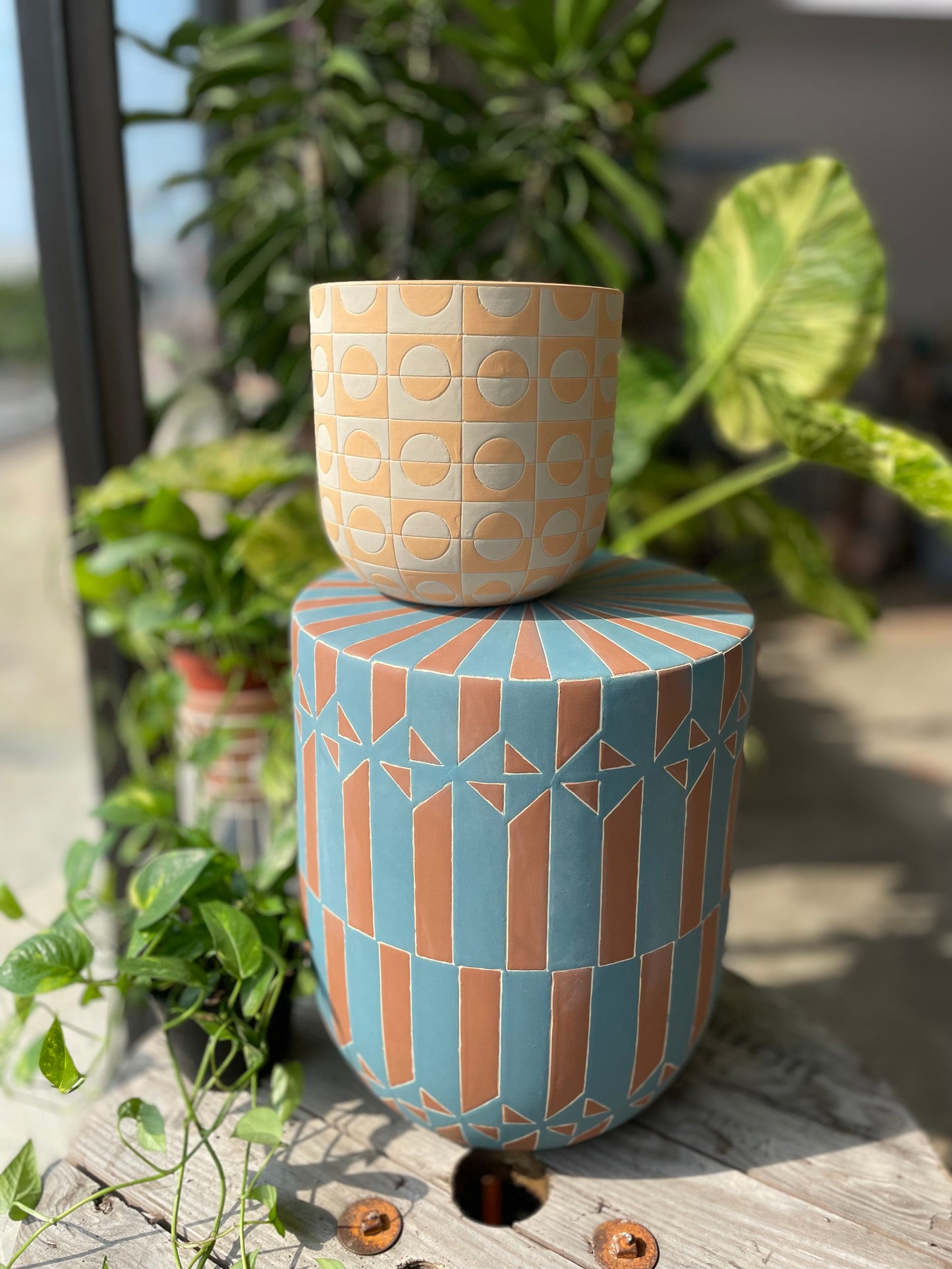 Kaleidoscope Stool