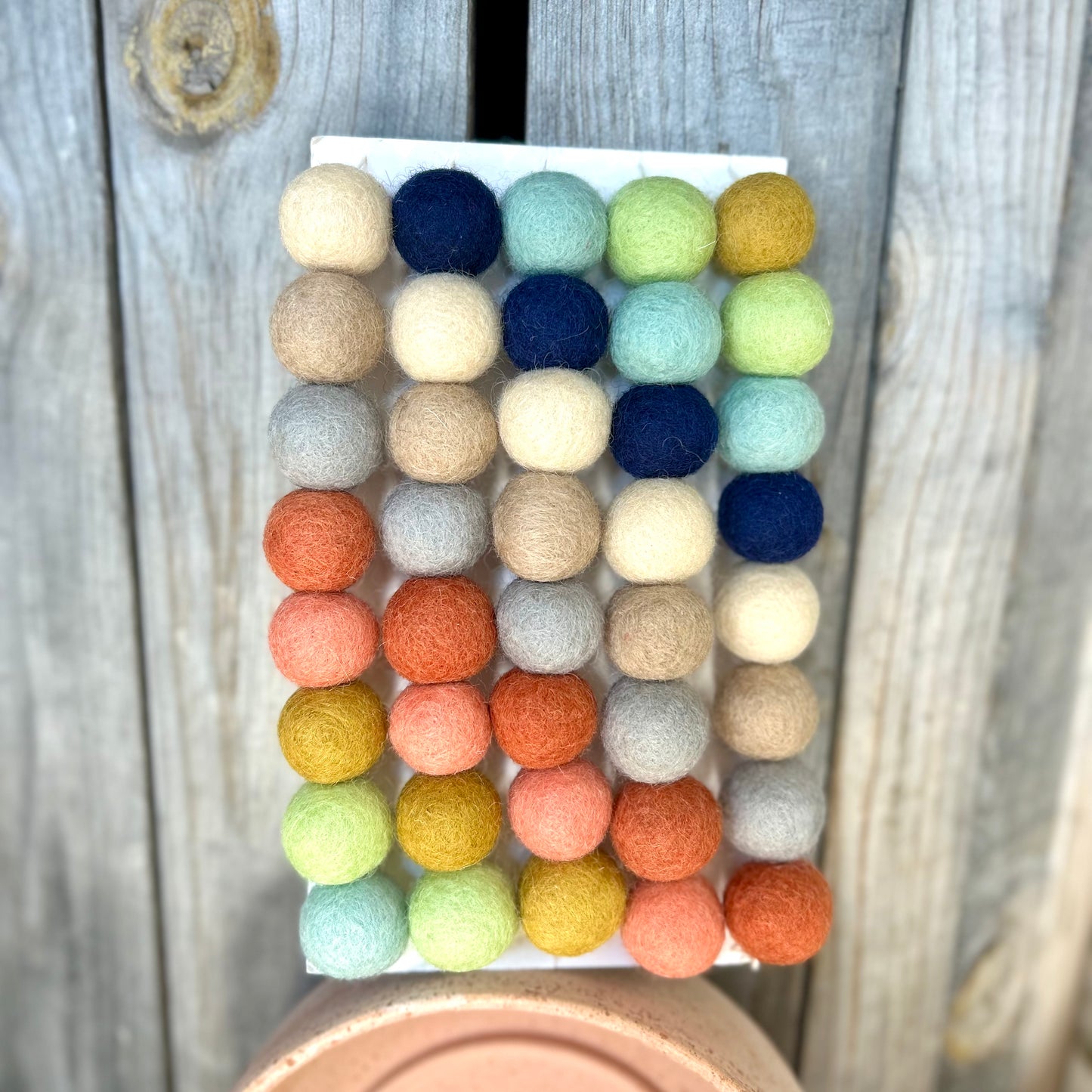 Felt Pom Pom Garland