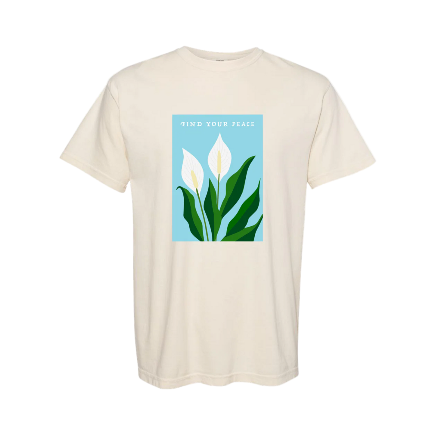 "Find Your Peace" Peace Lily T-Shirt