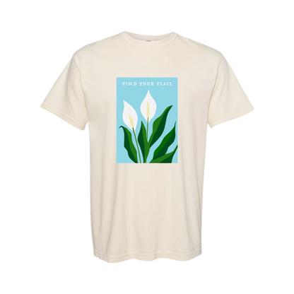 "Find Your Peace" Peace Lily T-Shirt